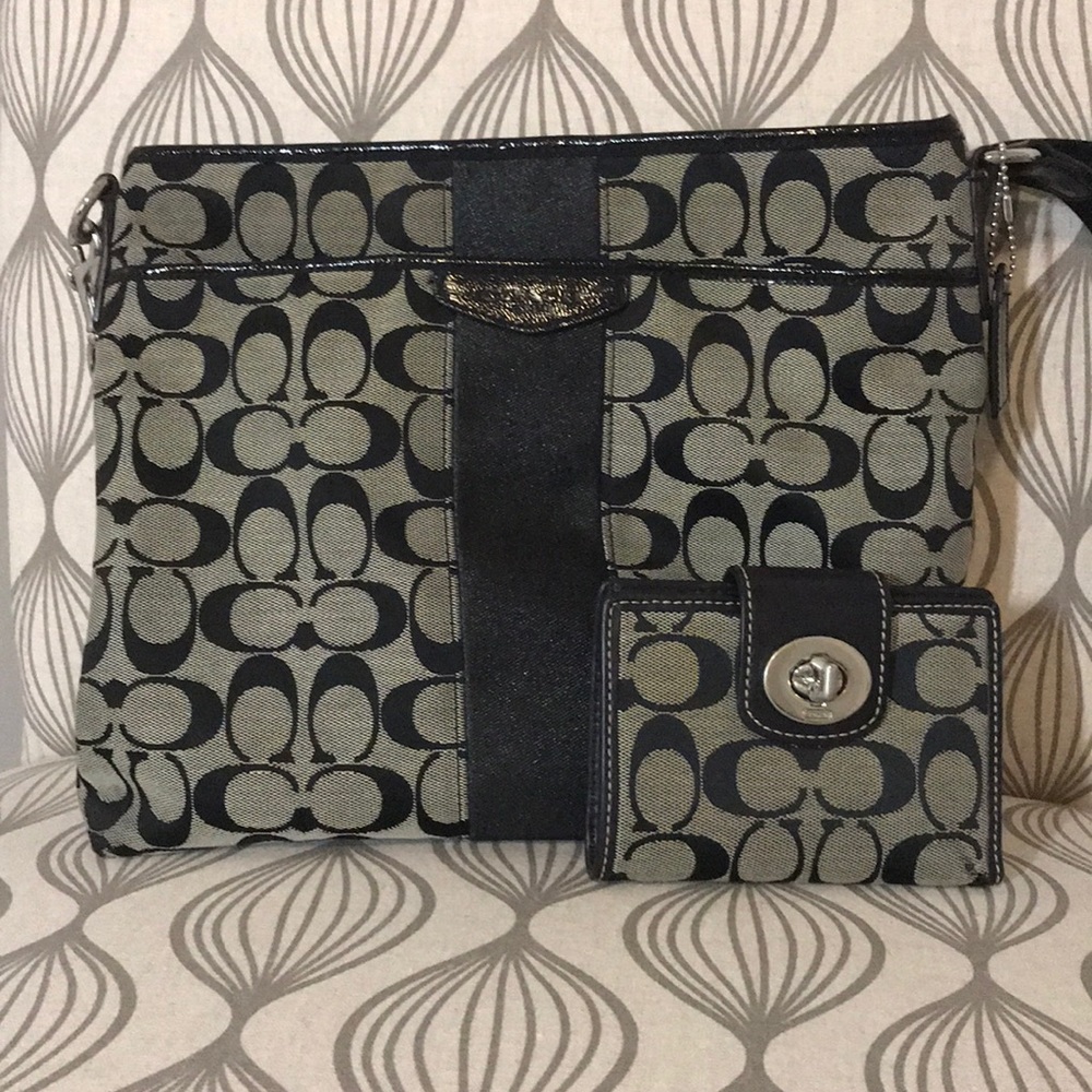 Coach crossbody bag & wallet